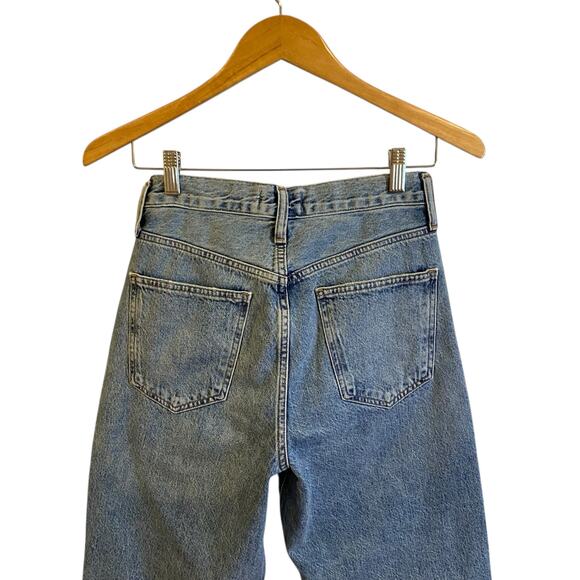 Agolde Criss Cross Arc Jeans High Rise Vintage Wash Size 24 - Picture 7 of 10